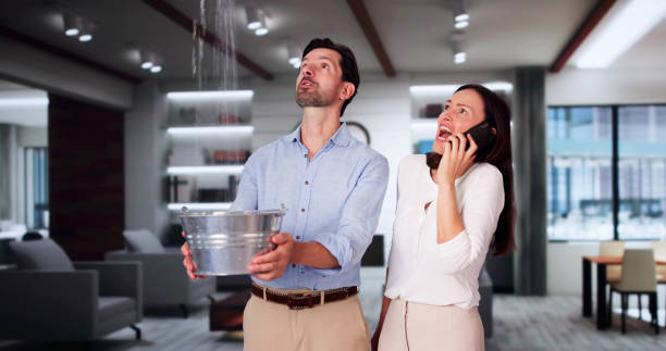 Water damage restoration process in WA